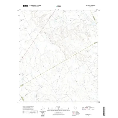 2019 Map of Camp Branch, 2019 Print