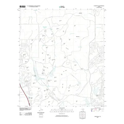 2010 Map of Camp Bullis, 2010 Print