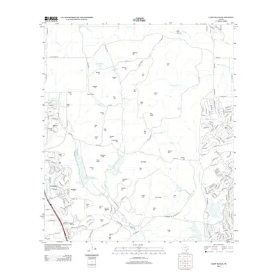 2013 Map of Camp Bullis, 2013 Print