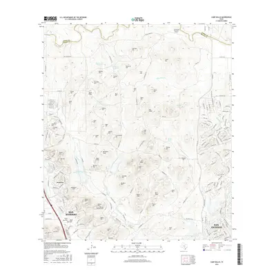 2016 Map of Camp Bullis, 2016 Print