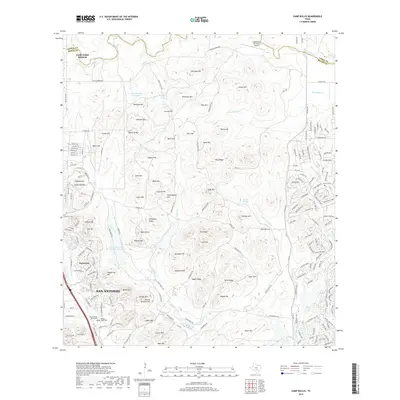 2019 Map of Camp Bullis, 2019 Print
