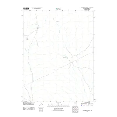 2011 Map of Camp Creek Canyon, 2011 Print