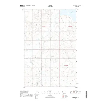 2017 Map of Camp Creek East, 2017 Print