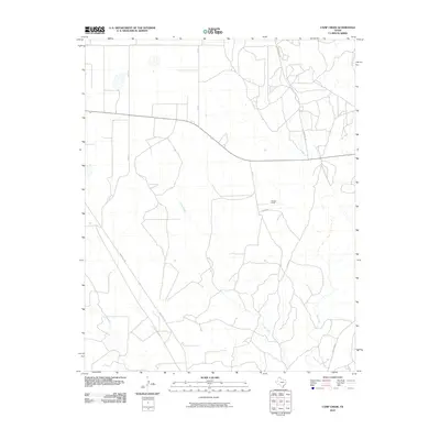 2010 Map of Camp Creek, 2010 Print