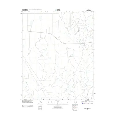 2012 Map of Camp Creek, 2012 Print