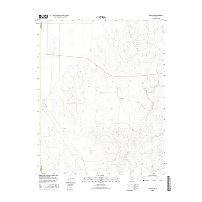 2016 Map of Camp Creek, 2016 Print