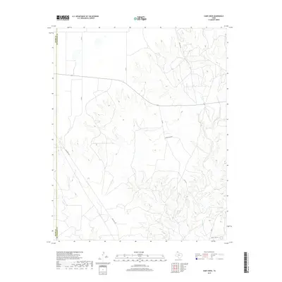 2019 Map of Camp Creek, 2019 Print