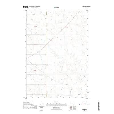 2017 Map of Camp Creek, 2017 Print