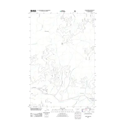 2011 Map of Camp Creek, 2011 Print