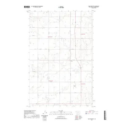 2020 Map of Camp Creek West, 2020 Print