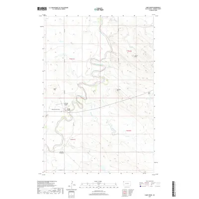 2017 Map of Camp Crook, 2017 Print