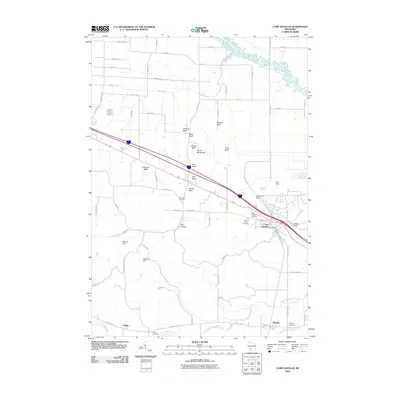 2010 Map of Camp Douglas, 2010 Print