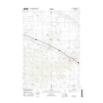 2016 Map of Camp Douglas, 2016 Print