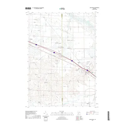 2018 Map of Camp Douglas, 2018 Print