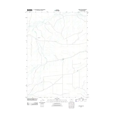 2011 Map of Camp Four, 2011 Print
