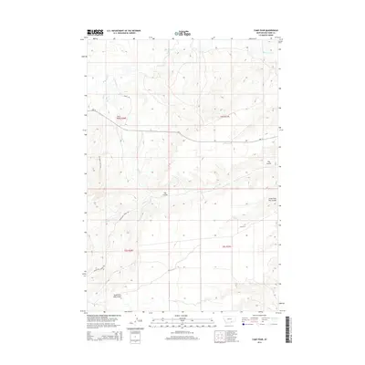 2014 Map of Camp Four, 2014 Print