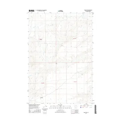 2017 Map of Camp Four, 2017 Print