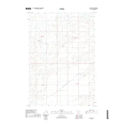 2020 Map of Camp Four, 2020 Print