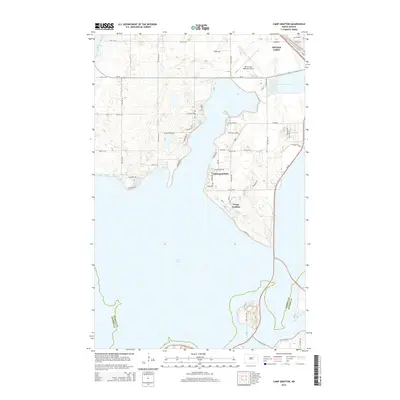 2014 Map of Camp Grafton, 2014 Print