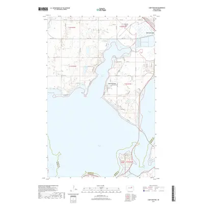 2017 Map of Camp Grafton, 2017 Print