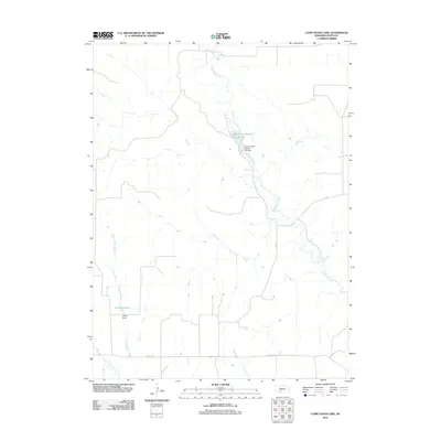 2011 Map of Camp Hayes Lake, 2011 Print