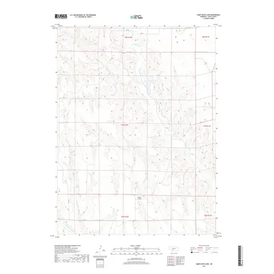 2017 Map of Camp Hayes Lake, 2017 Print