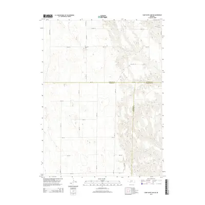 2014 Map of Camp Hayes Lake NE, 2014 Print