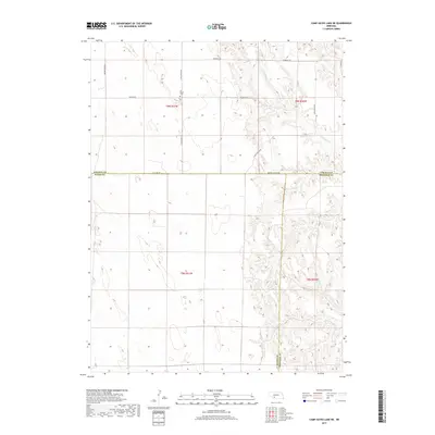 2017 Map of Camp Hayes Lake NE, 2017 Print