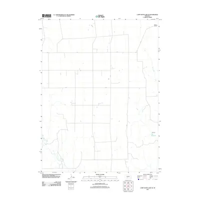 2011 Map of Camp Hayes Lake SE, 2011 Print