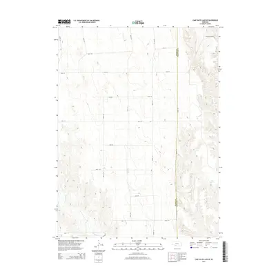 2014 Map of Camp Hayes Lake SE, 2014 Print