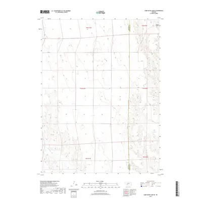 2017 Map of Camp Hayes Lake SE, 2017 Print
