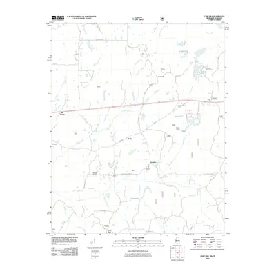 2010 Map of Camp Hill, 2010 Print