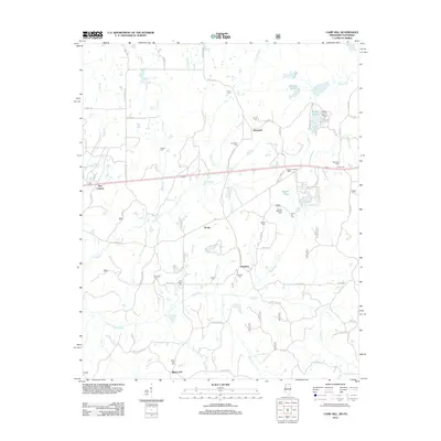 2012 Map of Camp Hill, 2012 Print
