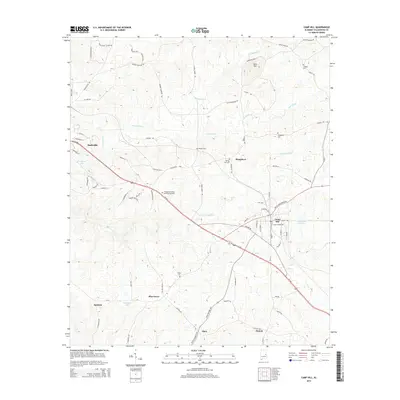 2014 Map of Camp Hill, 2014 Print