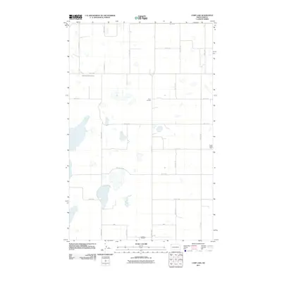 2011 Map of Camp Lake, 2011 Print