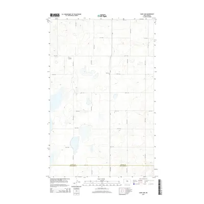 2014 Map of Camp Lake, 2014 Print