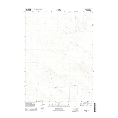 2014 Map of Camp Lake, 2014 Print