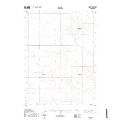 2017 Map of Camp Lake, 2017 Print