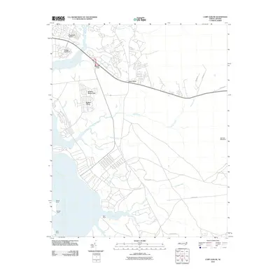 2010 Map of Camp Lejeune, 2010 Print