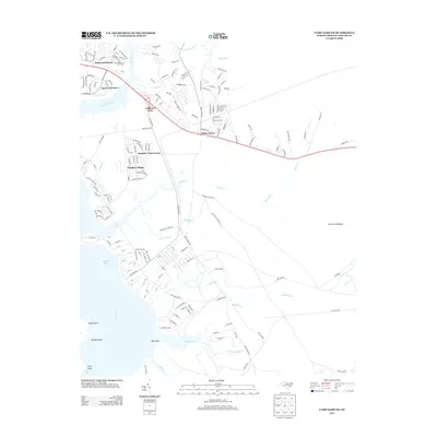 2013 Map of Camp Lejeune, 2013 Print