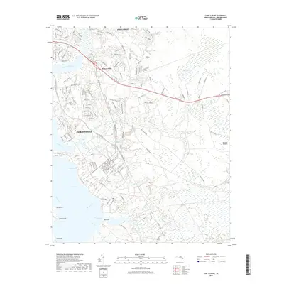2019 Map of Camp Lejeune, 2019 Print