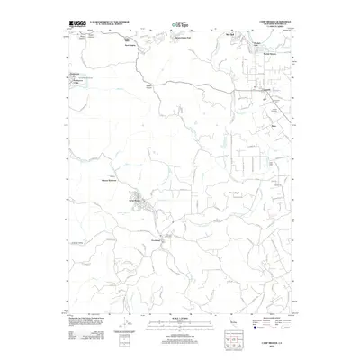 2012 Map of Camp Meeker, 2012 Print