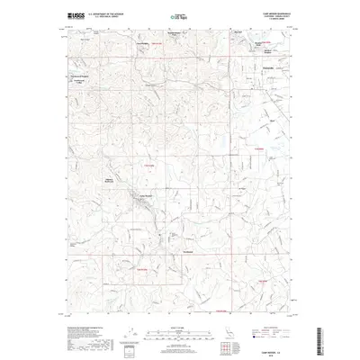 2018 Map of Camp Meeker, 2018 Print