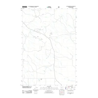 2011 Map of Camp Needmore, 2011 Print