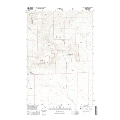 2014 Map of Camp Needmore, 2014 Print