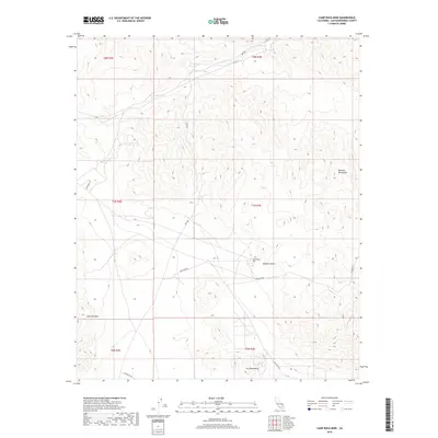 2018 Map of Camp Rock Mine, 2018 Print