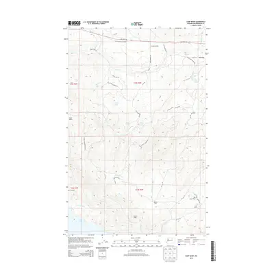 2014 Map of Camp Seven, 2014 Print