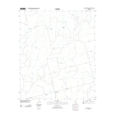 2012 Map of Camp Springs, 2012 Print