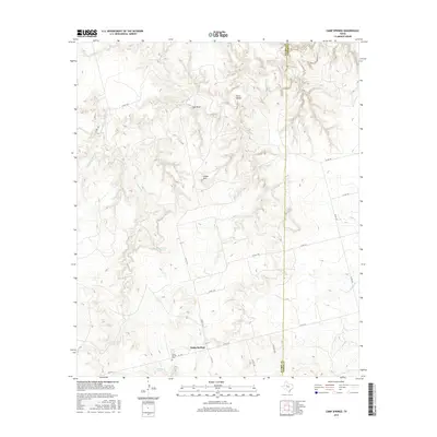 2016 Map of Camp Springs, 2016 Print