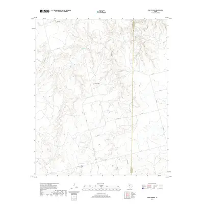 2019 Map of Camp Springs, 2019 Print